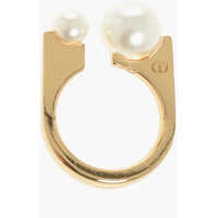 Inele Brass Tribales Ring With Pearls Femei