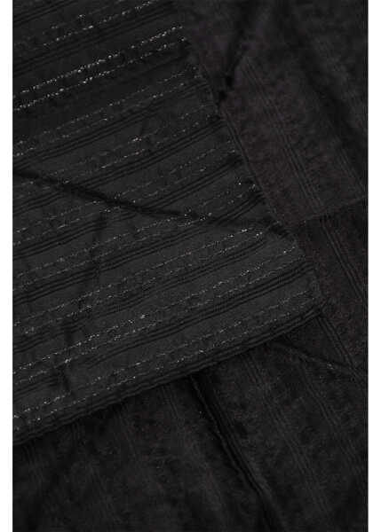 Esarfe CORNELIANI Cc Collection Silk Pocket Square With Lurex Motif Black Barbati (BM 18370393) 3