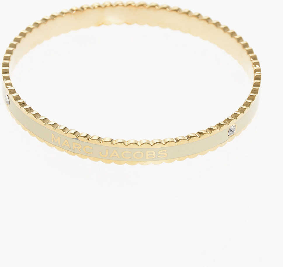 Bratari Marc Jacobs Enamelled Brass The Medallion Rigid Bracelet Gold Femei (BM 18370432) 3
