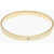 Marc Jacobs Enamelled Brass The Medallion Rigid Bracelet Gold