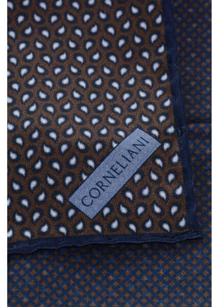 Esarfe CORNELIANI Paisley Patterned Satin Pocket Square Multicolor Barbati (BM 18370441) 3