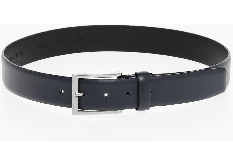 Curele CORNELIANI Leather Belt 30Mm Blue Barbati (BM 18370444) 3