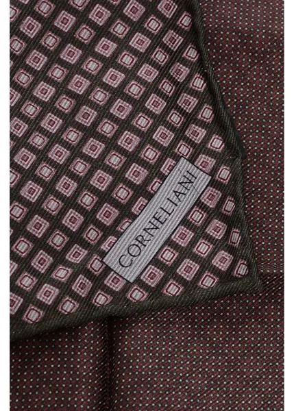 Esarfe CORNELIANI Geometric Patterned Silk Pocket Square Multicolor Barbati (BM 18370501) 3