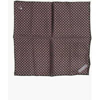 Esarfe Geometric Patterned Silk Pocket Square Barbati