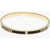 Marc Jacobs Enamelled Brass The Medallion Rigid Bracelet Gold
