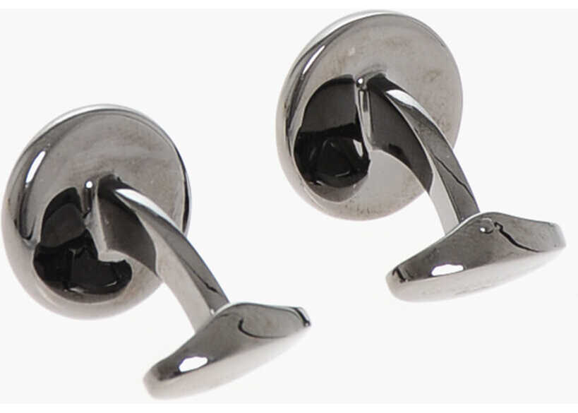 Butoni CORNELIANI Enamelled Brass Button Cufflinks Green Barbati (BM 18370561) 2