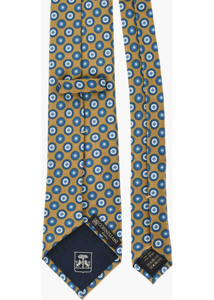 Cravate CORNELIANI Patterned Silk Tie Beige Barbati (BM 18370564) 3