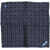 CORNELIANI Geometric Patterned Silk Pocket Square Blue
