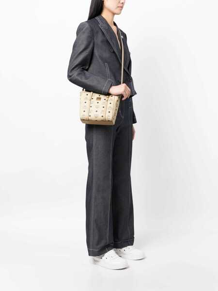 Genti de mana MCM Borsa Shopper Toni Mini BEIGE Femei (BM 18370732) 2