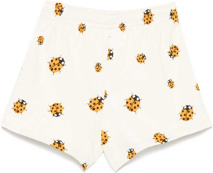 Pantaloni scurti MINI RODINI Short WHITE Fete (BM 18370756) 2