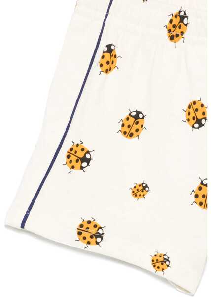 Pantaloni scurti MINI RODINI Short WHITE Fete (BM 18370756) 3