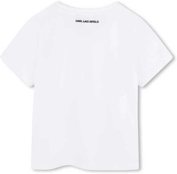 Tricouri Karl Lagerfeld T-Shirt WHITE Fete (BM 18370768) 2