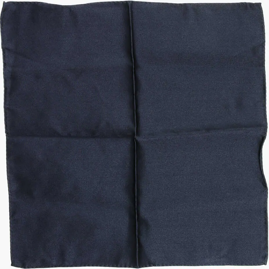 Esarfe CORNELIANI Silk Satin Pocket Square Blue Barbati (BM 18370837) 1