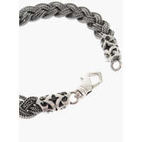 Bratari Emanuele Bicocchi pentru Barbati - Bratari Emanuele Bicocchi Braided Silver Bracelet Silver Barbati (BM 18370861) - B-mall.ro
