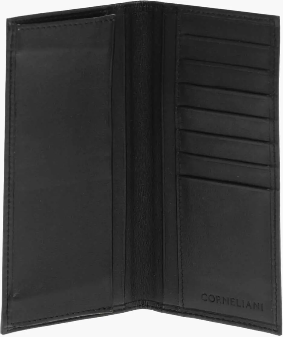 Portofele CORNELIANI Leather Bifold Wallett Black Barbati (BM 18370876) 3