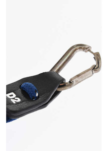 Cercei DSQUARED2 Single Earring With Rope Pendant Blue Femei (BM 18370903) 2