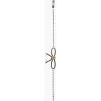 Cercei Clip-On Single Earring With Maxi Chain And Rhinestone Embell Femei