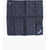 CORNELIANI Geometric Patterned Silk Pocket Square Blue