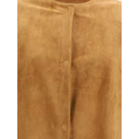 Imbracaminte Salvatore Santoro Dama - Paltoane Salvatore Santoro Suede Coat CARAMEL Femei (BM 18370993) - B-mall.ro