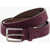 CORNELIANI Cc Collection Reversible Suede Belt 30Mm Burgundy