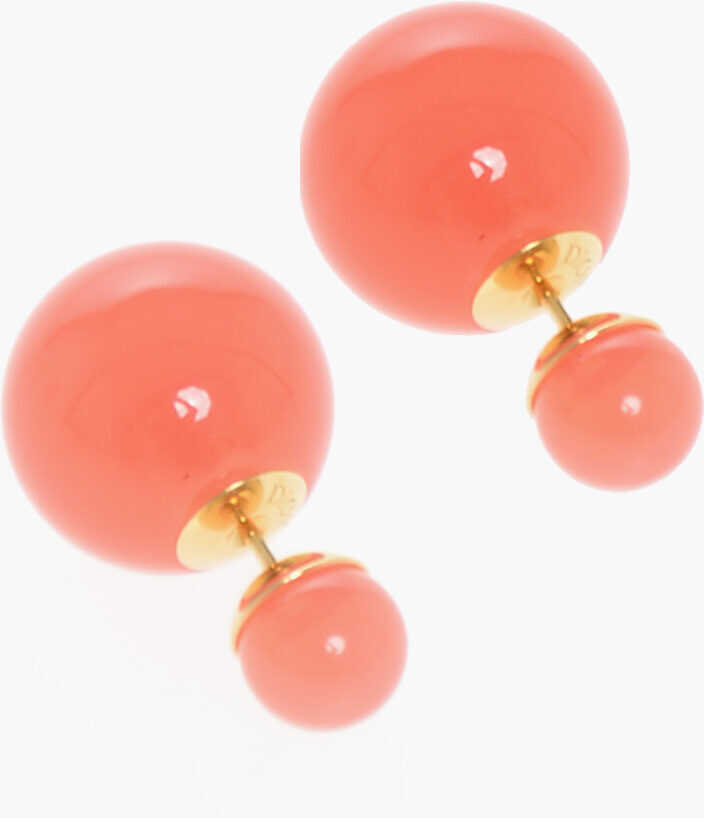 Cercei Dior Double Face Tribales Plexiglass Earrings Pink Femei (BM 18371056) 2