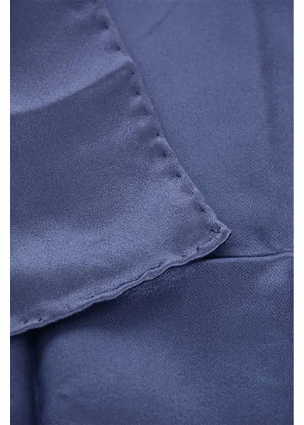 Esarfe CORNELIANI Silk Satin Pocket Square Blue Barbati (BM 18371083) 3