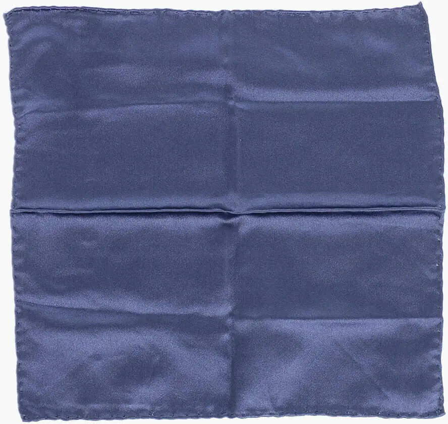 Esarfe CORNELIANI Silk Satin Pocket Square Blue Barbati (BM 18371083) 1