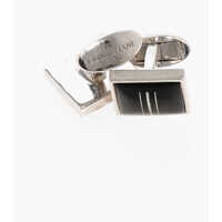 Butoni pentru Barbati - Butoni CORNELIANI Enamelled Brass Squared Cufflinks Black Barbati (BM 18371098) - B-mall.ro