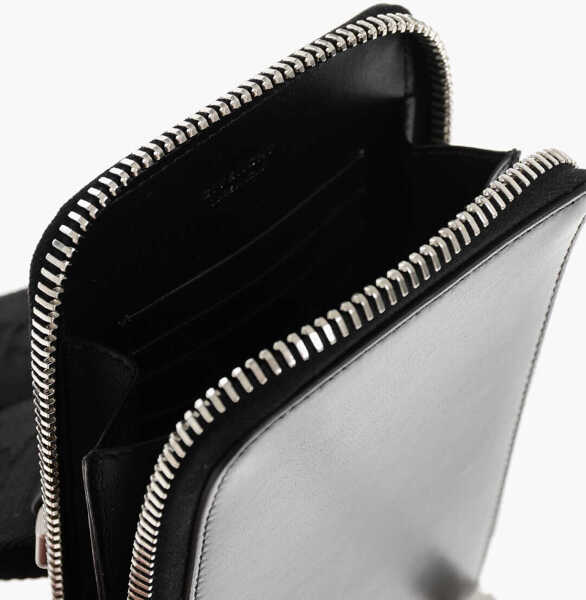 Genti tip postas Givenchy Brushed Leather Crossbody Phone Holder Black Barbati (BM 18371107) 4