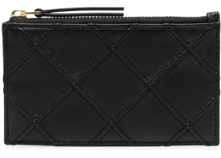 Portofele Tory Burch Leather Fleming Card Holder Black Femei (BM 18371113) 1