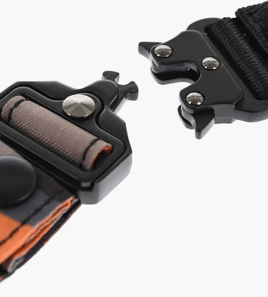 Brelocuri DSQUARED2 Nylon And Metal Keyring With Camouflage Detail Orange Barbati (BM 18371122) 3