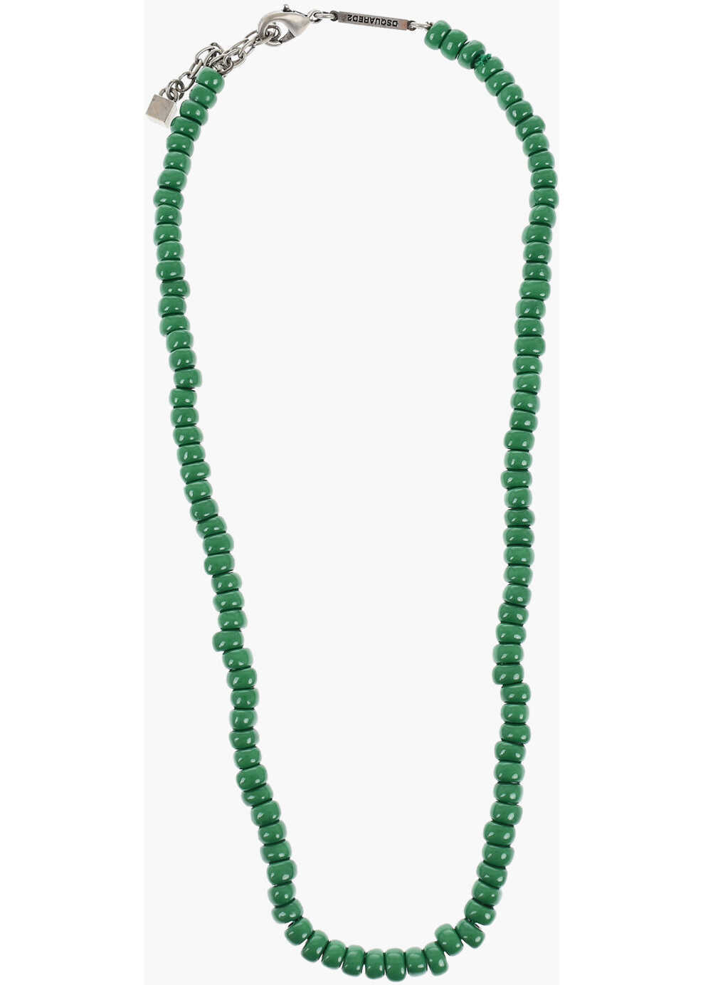 Coliere DSQUARED2 Solid Color Beaded Necklace Green Barbati (BM 18371212) 1
