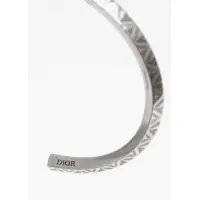 Bratari pentru Barbati - Bratari Dior Embossed Brass Cd Diam Rigid Bracelet Silver Barbati (BM 18371224) - B-mall.ro