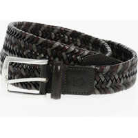 Curele Woven Leather Belt 30Mm Barbati