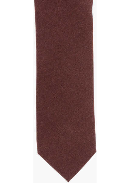 Cravate CORNELIANI Pure Wool Tie Brown Barbati (BM 18371284) 2