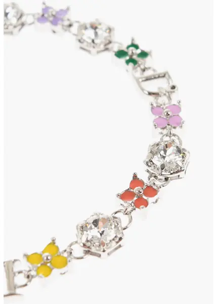 Bratari DSQUARED2 Metal Bracelet Embellished With Charms And Crystals Multicolor Femei (BM 18371287) 2