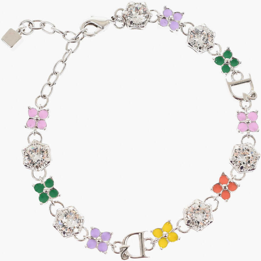 Bratari DSQUARED2 Metal Bracelet Embellished With Charms And Crystals Multicolor Femei (BM 18371287) 1