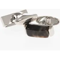 Butoni pentru Barbati - Butoni CORNELIANI Brass Cufflinks With Horn Detail Brown Barbati (BM 18371290) - B-mall.ro