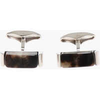 Butoni Brass Cufflinks With Horn Detail Barbati