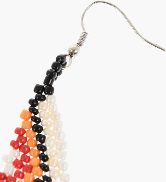 Cercei DSQUARED2 Ethnic-Style Earrings Hula Decorated With Beads Multicolor Femei (BM 18371305) 3