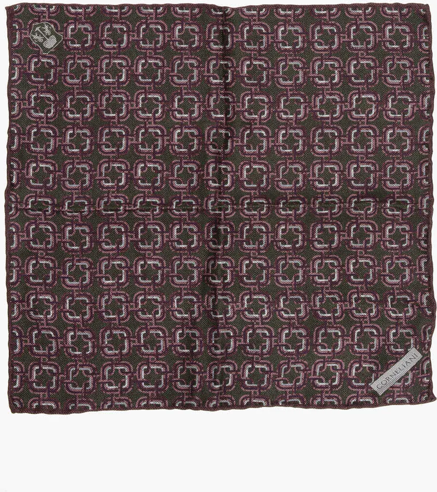 Esarfe CORNELIANI Geometric Patterned Silk Pocket Square Multicolor Barbati (BM 18371326) 1