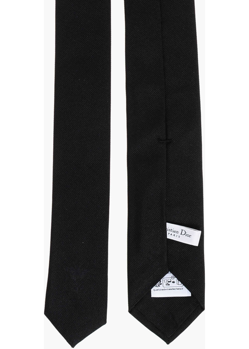 Cravate Dior Silk Noir Tie Black Barbati (BM 18371419) 3