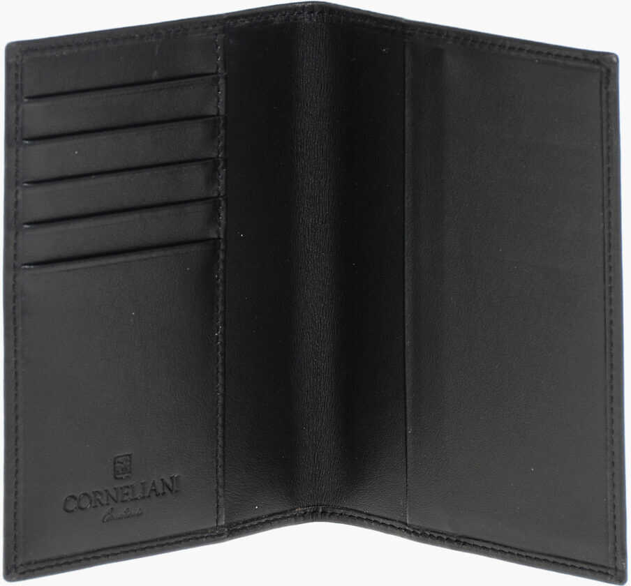 Portofele CORNELIANI Leather Bifold Wallett Black Barbati (BM 18371425) 3