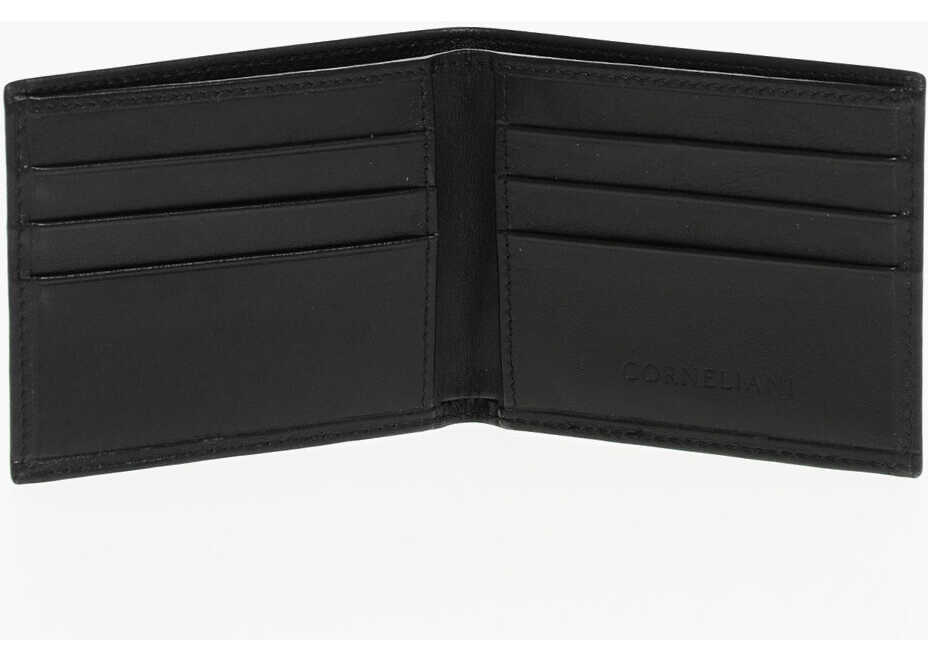 Portofele CORNELIANI Leather Bifold Wallett Black Barbati (BM 18371452) 3