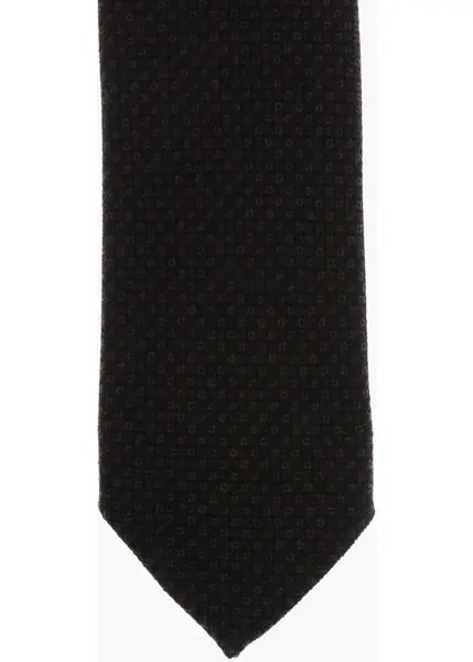 Cravate Ermenegildo Zegna Cashmere Tie With Polka Dot Motif Multicolor Barbati (BM 18371497) 2