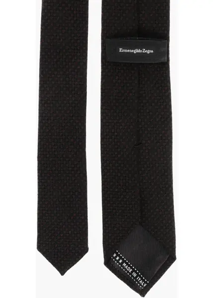 Cravate Ermenegildo Zegna Cashmere Tie With Polka Dot Motif Multicolor Barbati (BM 18371497) 3