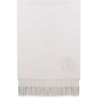 Esarfe Pure Cashmere Dalia Scarf With Embroidered Logo Femei