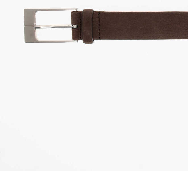 Curele CORNELIANI Textured Suede Belt 30Mm Brown Barbati (BM 18371911) 2