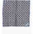 CORNELIANI Geometric Patterned Silk Pocket Square Multicolor