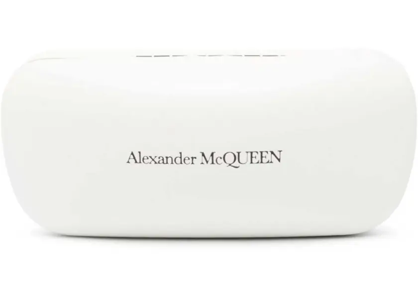 Ochelari de soare Alexander McQueen Full-Lense Sunglasses With Studded Detail Black Femei (BM 18371965) 4